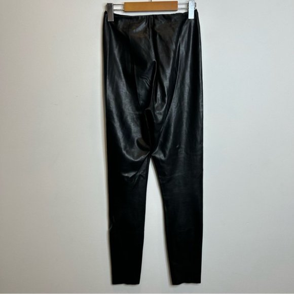 Aritzia Wilfred Free Faux Leather Leggings Black - Picture 5 of 6